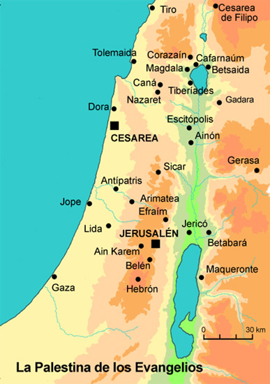 La palestina de los Evangelios