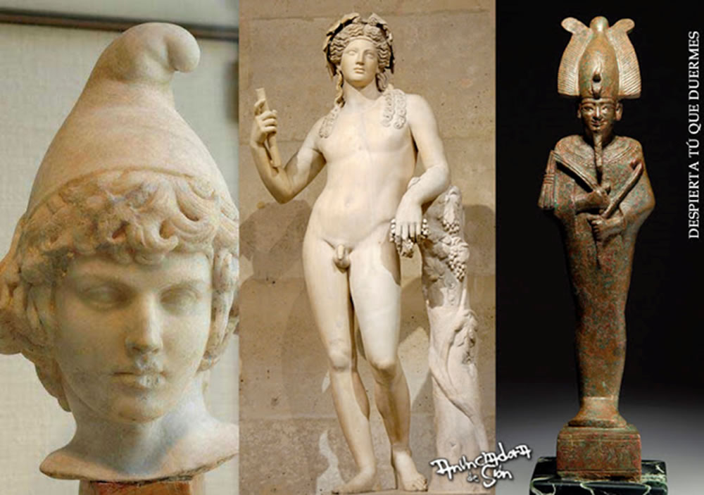 Diferentes esculturas de Martius